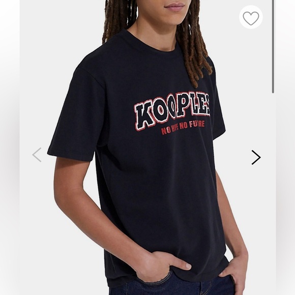 The Kooples Logo No Hope No Future Graphic Cotton Tee Shirt - Picture 2 of 13